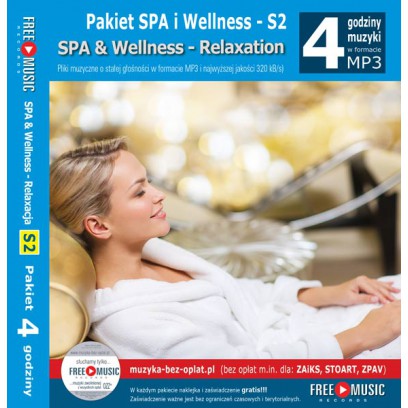 Okładka PAKIET spa - S2-relaksacja muzyka relaksacyjna bez oplat Zaiks